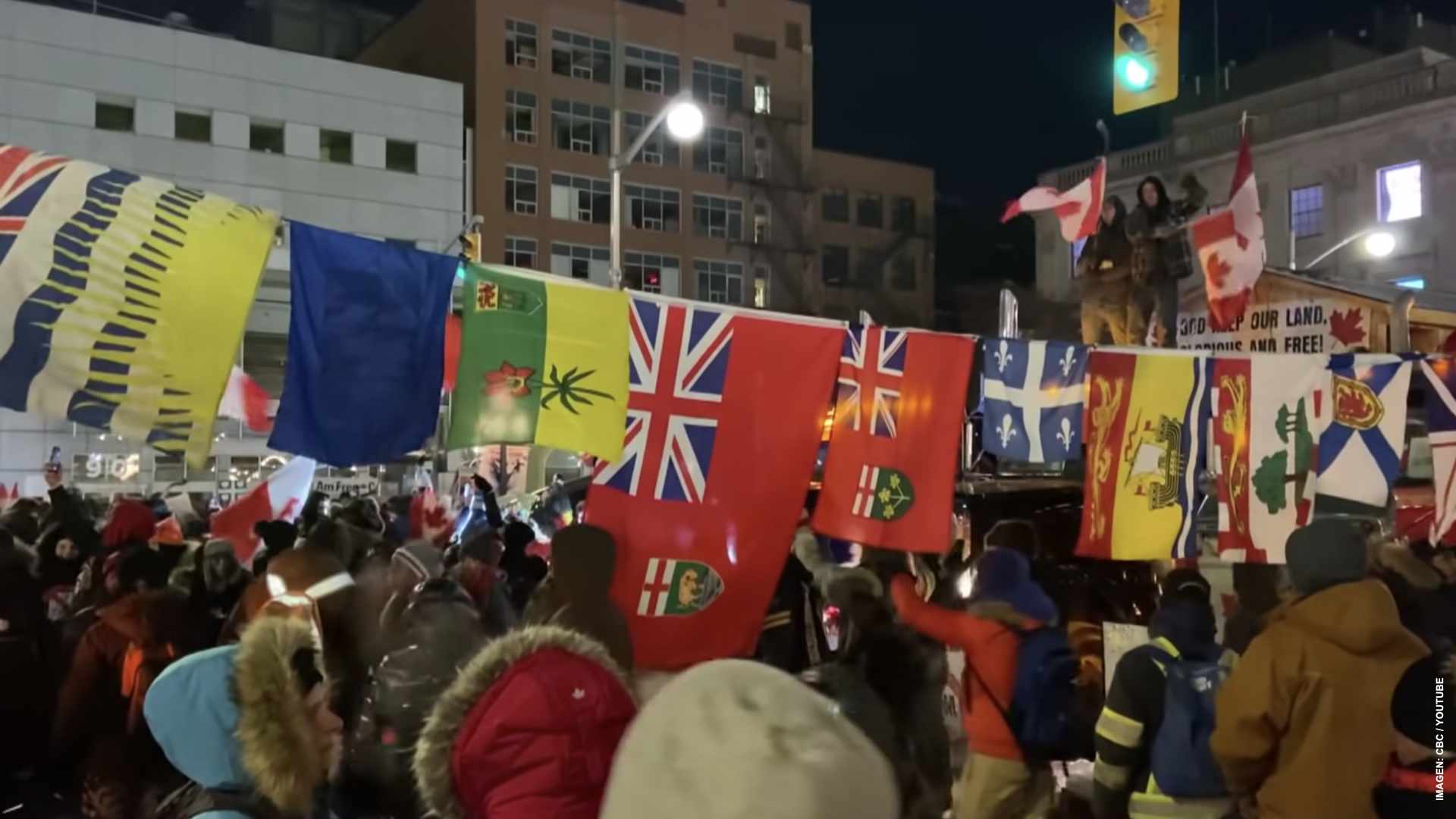 Manifestantes no cesan y continúan en Ottawa