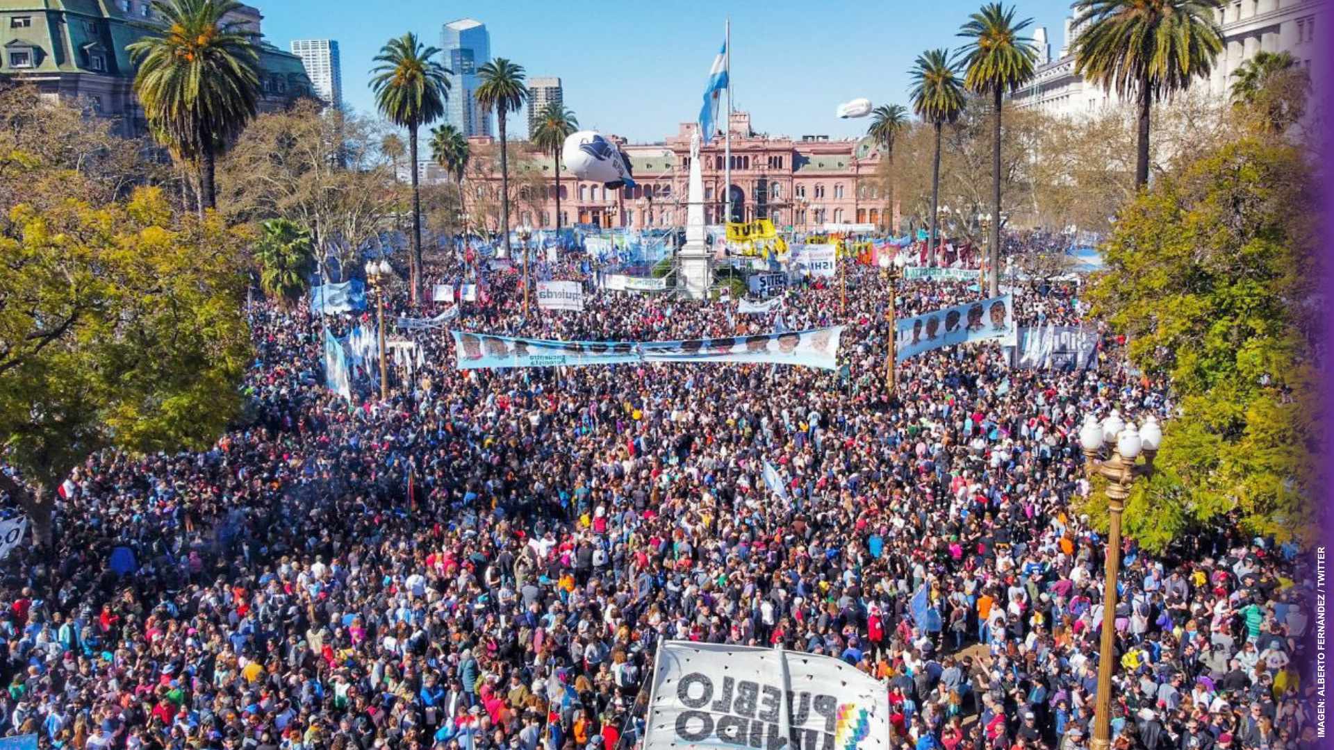 Miles repudian ataque contra Cristina Kirchner