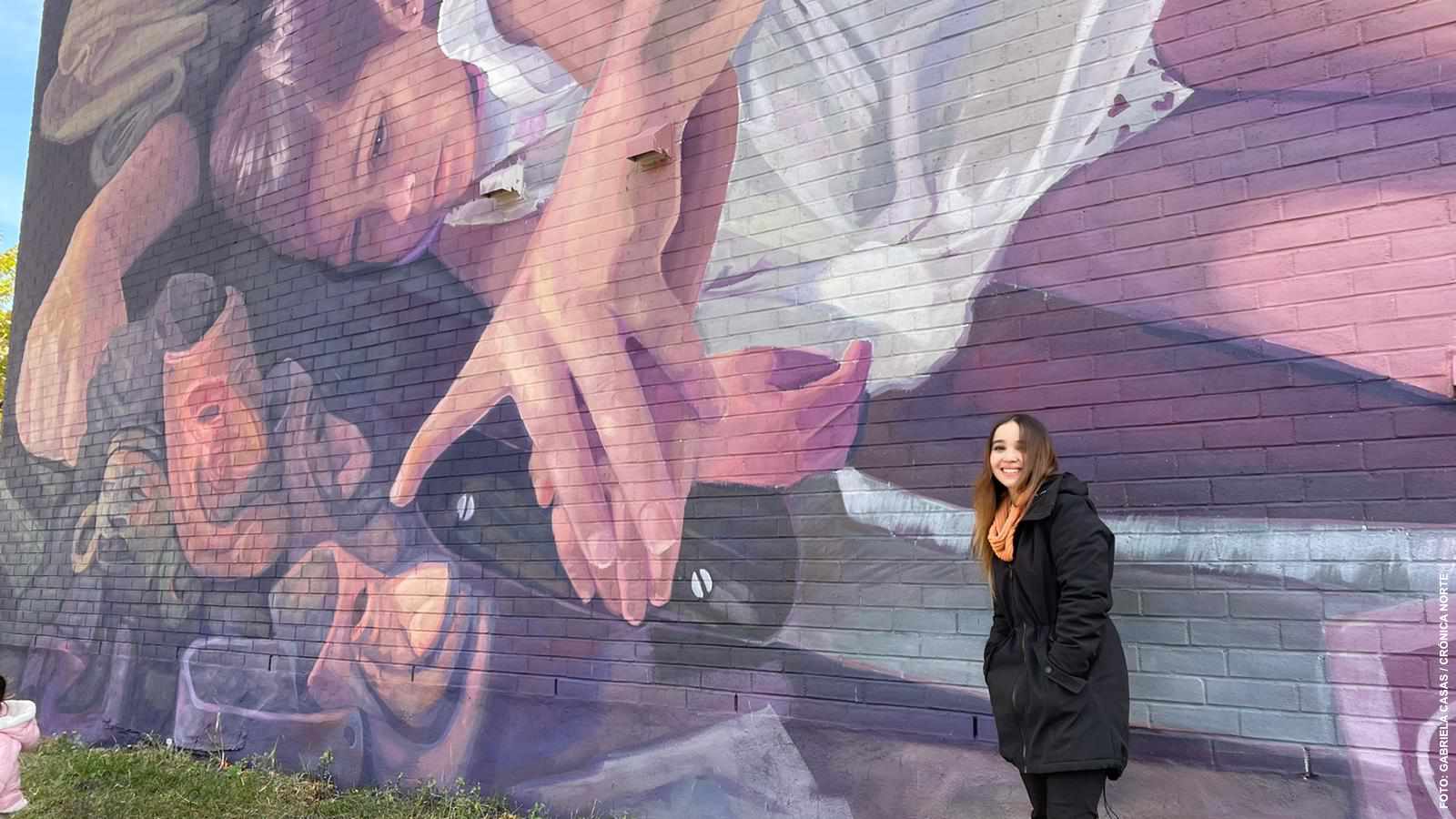 Guerrilleras, un mural dedicado a la lucha de mujeres