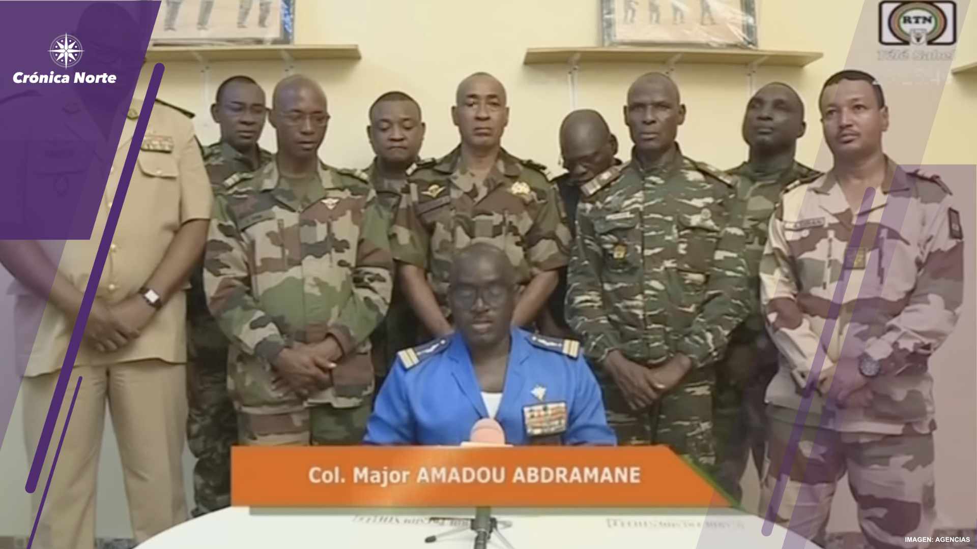 La cúpula militar da un golpe de Estado en Níger