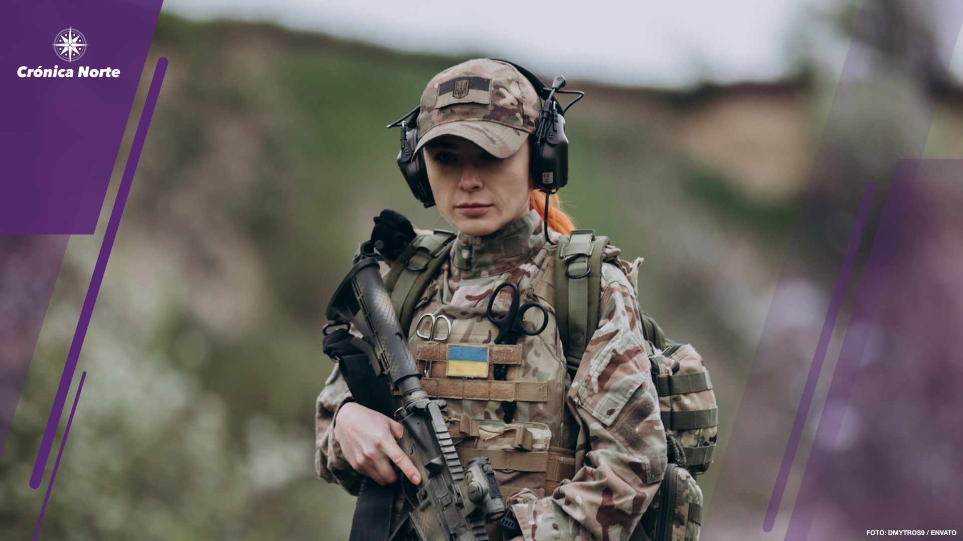 Ucrania limita salida de mujeres ante la falta de soldados