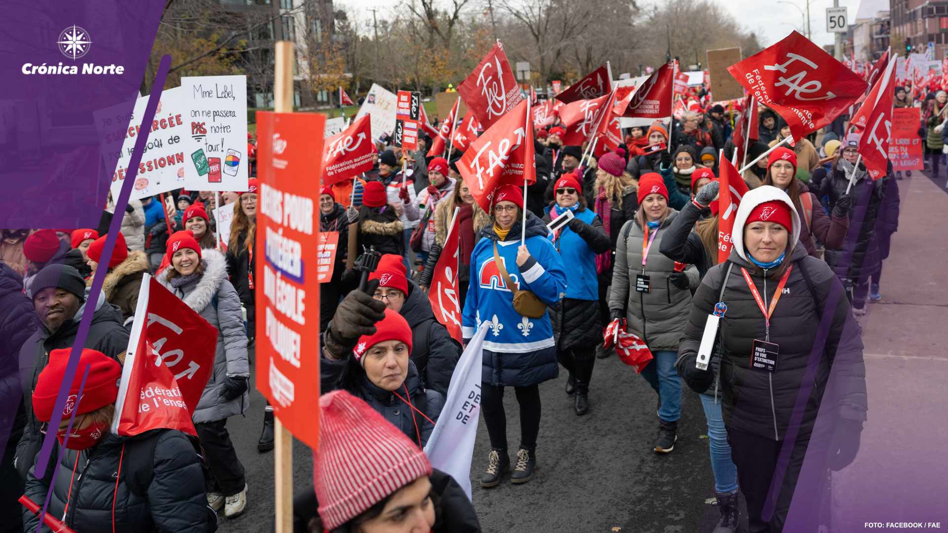 Entre huelgas, sigue negociación de sindicatos con Quebec