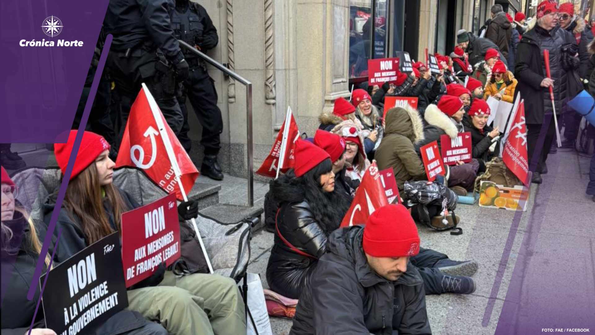 Niega sindicato que regresen a clases pronto en Quebec