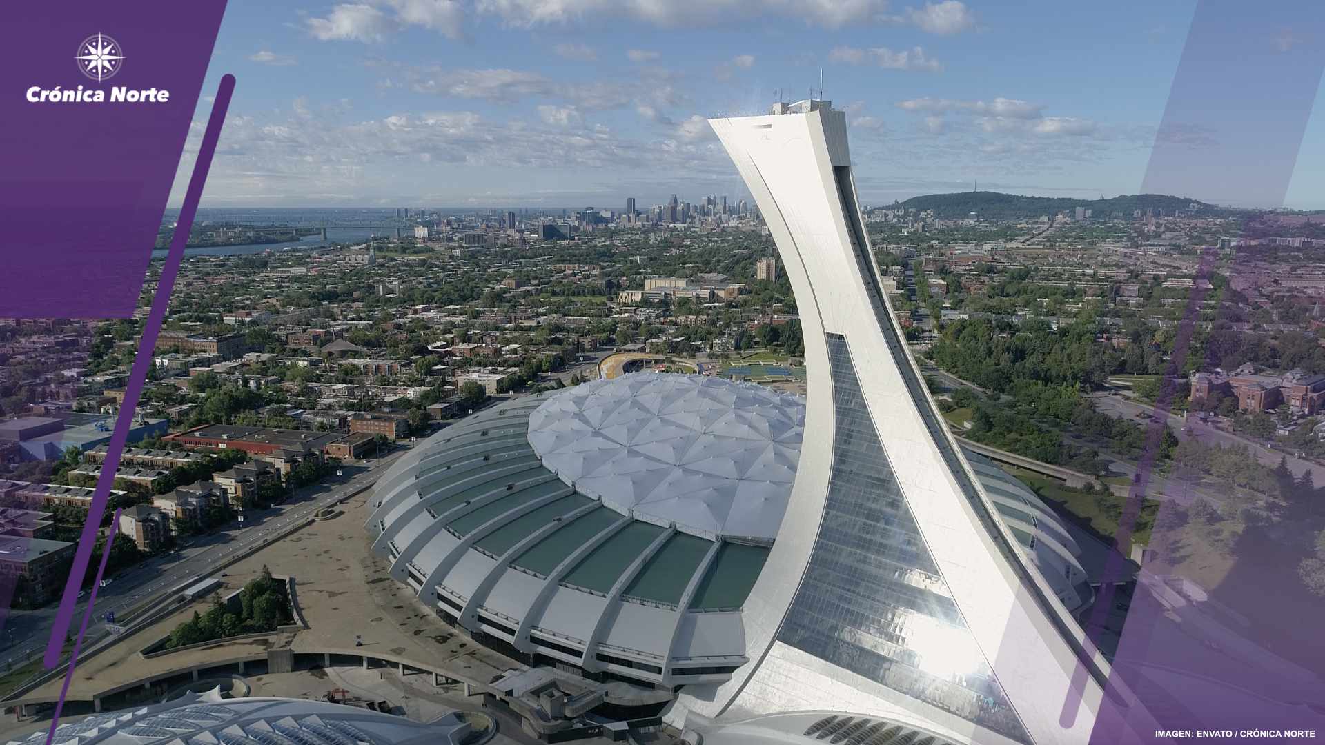 Asignan obras del techo del Estadio Olímpico de Montreal
